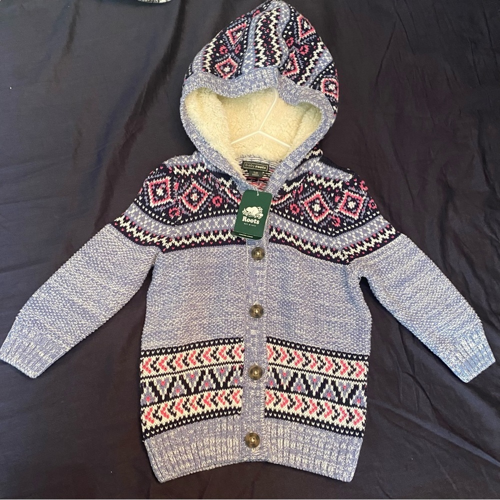Roots Baby Knit Hoodie Sweater‎